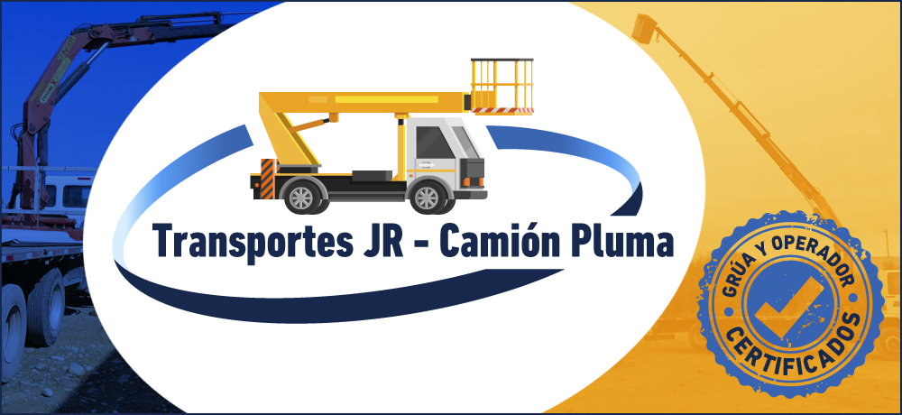 TRANSPORTES JR - CAMIÓN PLUMA (Grúa y Operador Certificados)